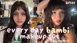 Everyday Bambi Makeup Tutorial In Depth