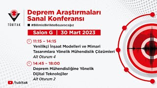 TÜBİTAK - Deprem Araştırmaları Sanal Konferansı - Salon G
