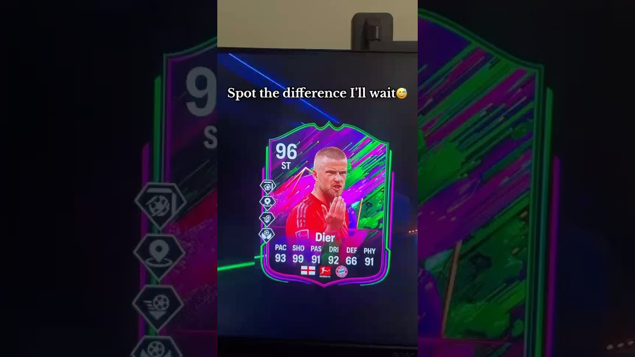 Shapeshifters Dier 🏴󠁧󠁢󠁥󠁮󠁧󠁿🟢 vs TOTS Kane 🏴󠁧󠁢󠁥󠁮󠁧󠁿💎 Spot the difference… I’ll Wait 😭