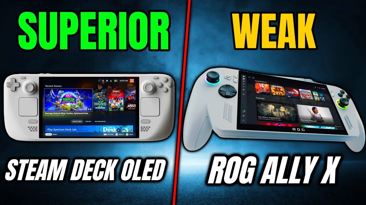 Steam Deck OLED vs ROG Ally X: Which Handheld Console Wins in 2026 ...