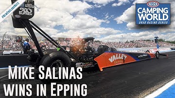 Mike Salinas wins his third race of the season