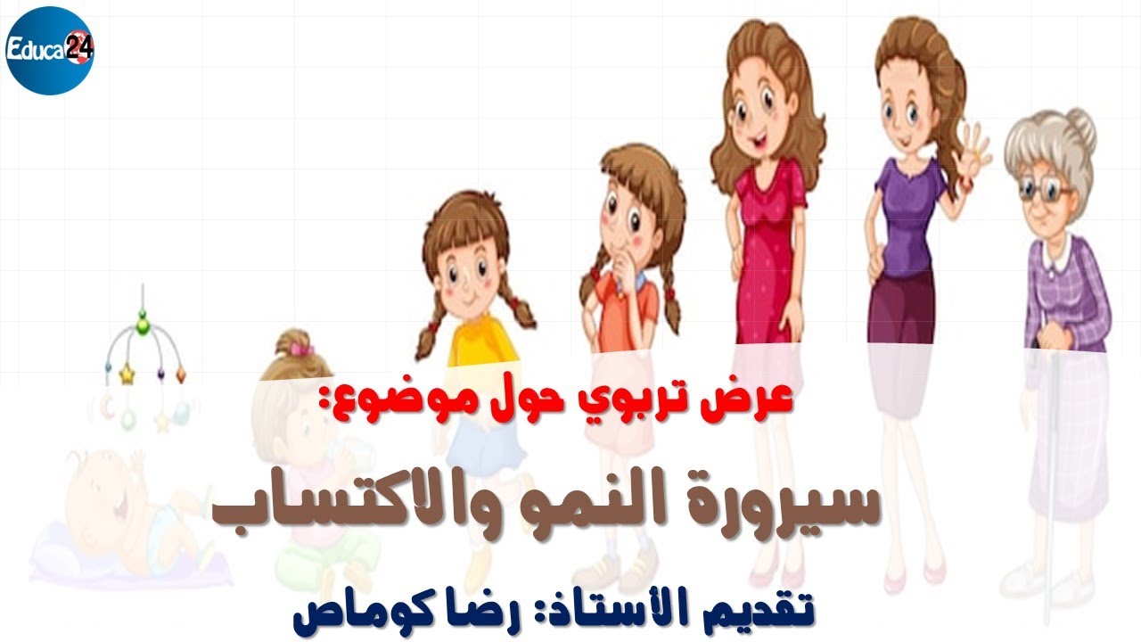 عرض تربوي حول موضوع: سيرورة النمو والاكتساب