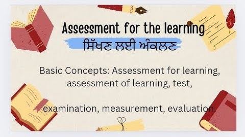 Notes b.ed 2nd semester Assessment, Test, Examination, measurement, evaluation assessment learning.