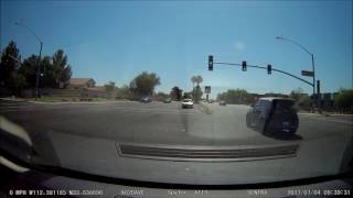 last minute right turn from center lane