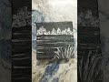 black and white scenery painting idea #painting #himigouache