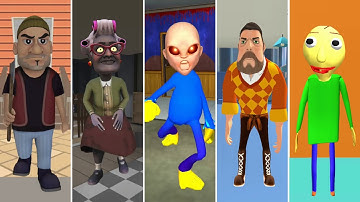 Save The House,Scary Nights Toys,Dark Riddle Classic,Spider Man Unlimited,Baldi Basics Tower Of Hell