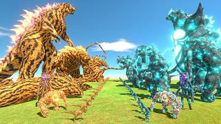 Team Evolved Beast Godzilla vs Gamma Titans - Animal Revolt Battle Simulator screenshot 1
