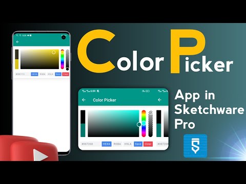 Color Picker app in Sketchware Pro | webview html color picker in sketchware pro #sketchpro