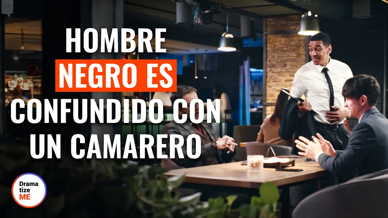 HOMBRE MORENO ES CONFUNDIDO CON UN CAMARERO | @DramatizeMeEspanol