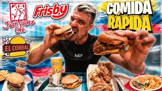 Así es la COMIDA RÁPIDA de FRANQUICIAS en COLOMBIA! 🍔 EL CORRAL Y FRISBY SON UNA AUTENTICA M...