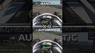 Manual Vs Automatic Gearbox 0-300kph 🤔#f125 #f1game #simracing #f1shorts