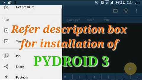 Run Jupyter notebook in android phone through PYDROID 3