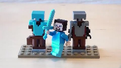 Lego Minecraft Armor Stand Tutorial