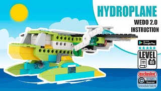 AMAZING HYDROPLANE lego WEDO 2.0 +  instruction | Удивительный ГИДРОПЛАН из лего