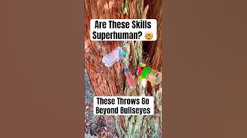 His Tool Throwing Skills Go Beyond Bullseyes 🎯 #shorts #trickshots #ninja #skills #aura #satisfying