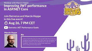 Improving JWT performance in ASP.NET Core webinar with Mentor - Marcin Hoppe