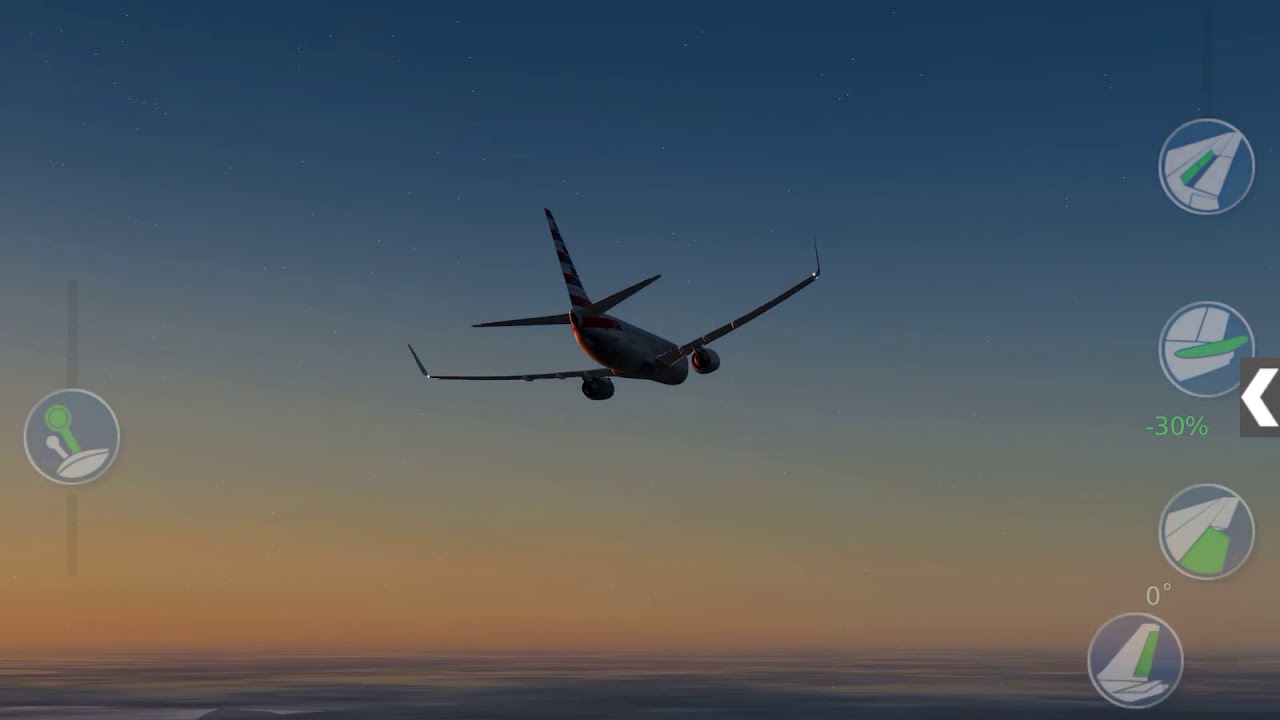 Flying a Boeing 727-800 American Airways! ( inside cockpit )