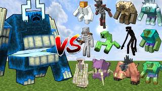 TWISTED WARDEN vs ALL MUTANT MOBS (Minecraft Mob Battle) screenshot 2