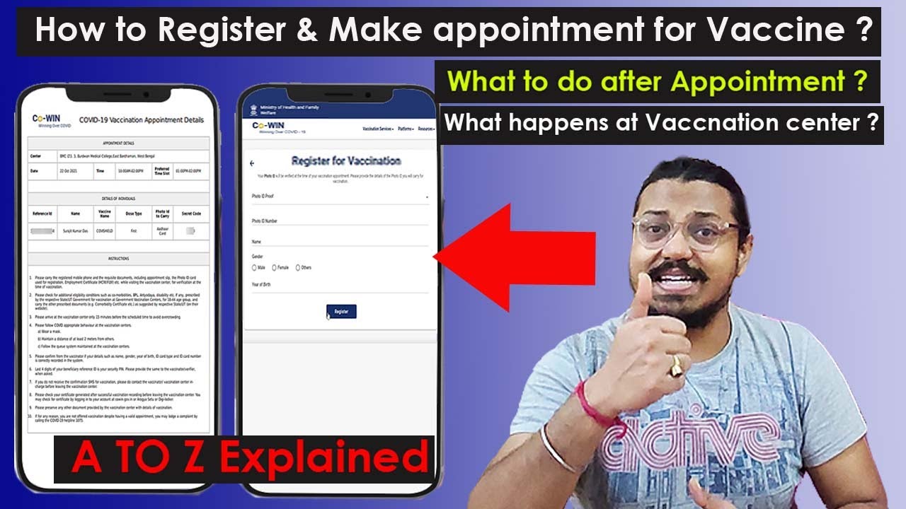 How to Register & Book Covid 19 Vaccine appointment ? After Vaccine ...