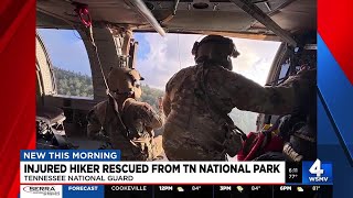 Tennessee National Guard rescue hiker from Great Smoky Mountains