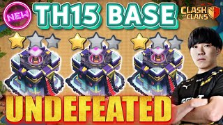 TOP-05 STRONG TH15 BEST FOR WAR/ FARM /RANK BATTLE AND CWL BASE WITH LINKS|| TH15 ANTI 3 STAR BASE