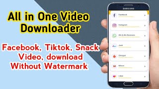 All in One Video Downloader App, Without Watermark screenshot 1