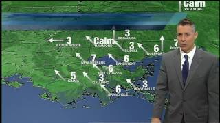 Tuesday night: dense fog now, storms later