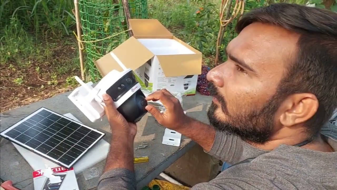 trueview 4g linkage solar mini pan-tilt camera unboxing