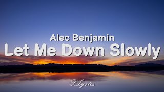 Alec Benjamin - Let Me Down Slowly (Lyrics)