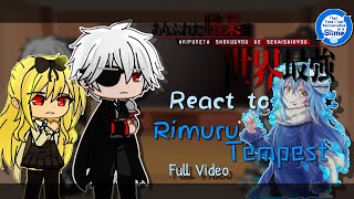 Arifureta react to Rimuru Tempest「Full Video」