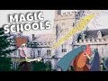 Thoughts on worldbuilding magic schools