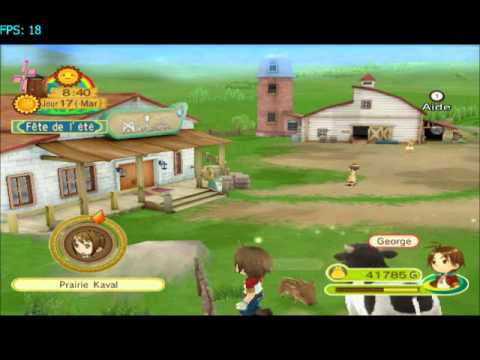 Harvest moon animal parade wii dolphin emulator - YouTube