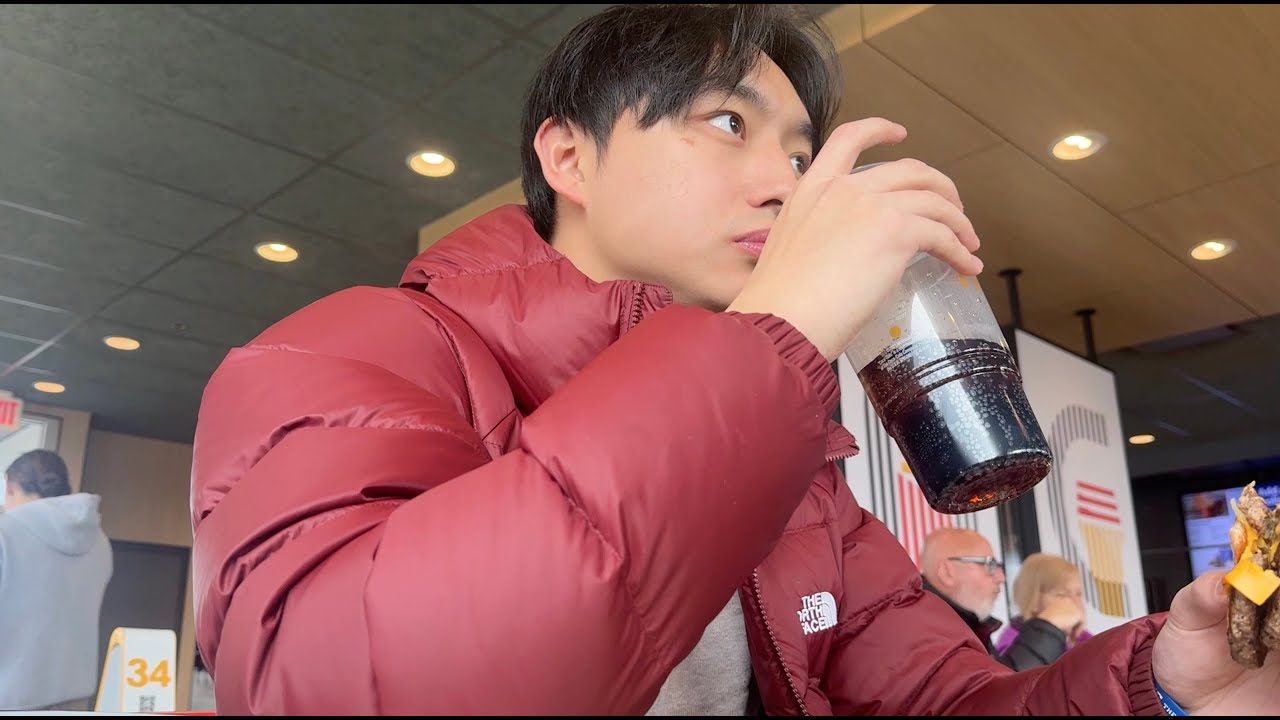 ASMR | Eating McDonalds at McDonald's