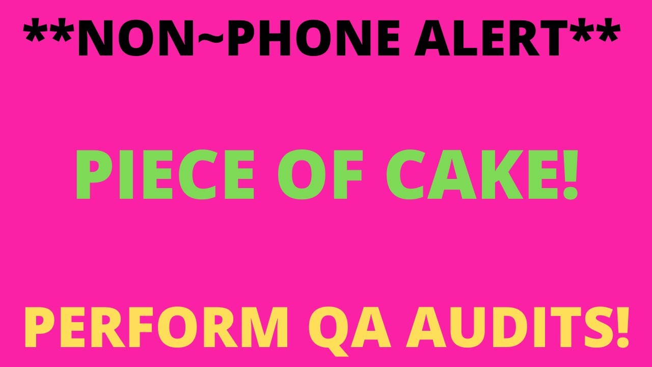 **NONPHONE** PIECE OF CAKE! GET PAID TO LISTEN TO CALLS! qa 