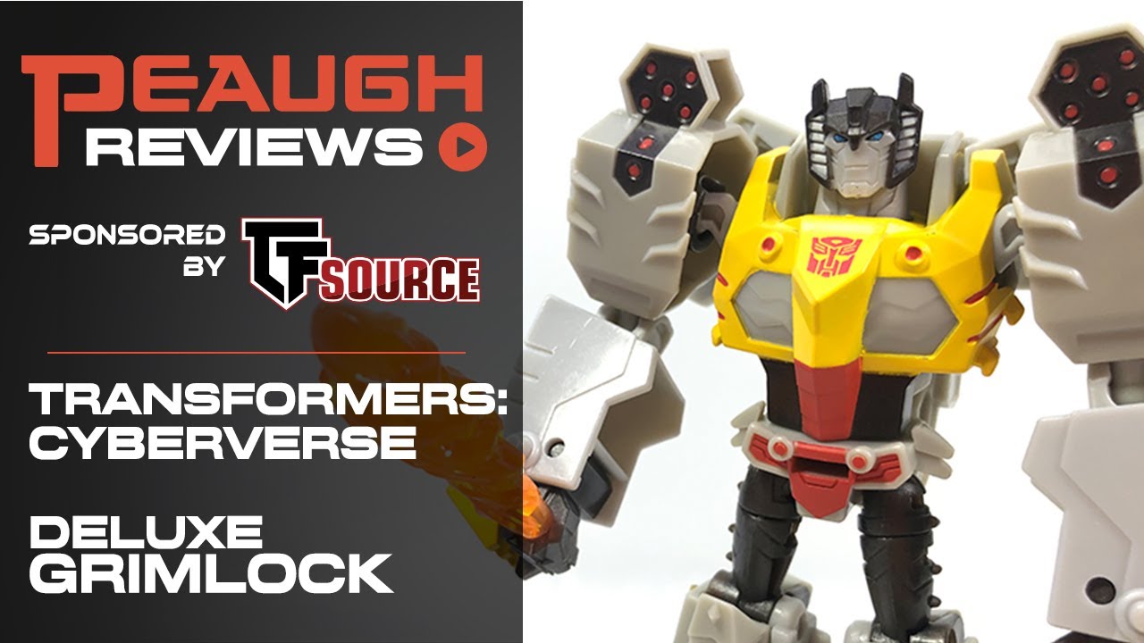Video Review Transformers Cyberverse Deluxe GRIMLOCK YouTube