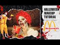 Mcdonalds clown makeup tutorial   halloween makeup   schminkengrime nl