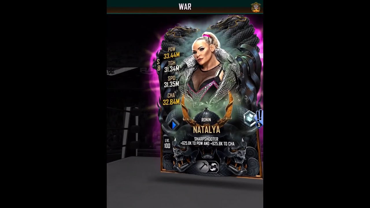 WWE SuperCard Natalya (Ronin) Special Ability