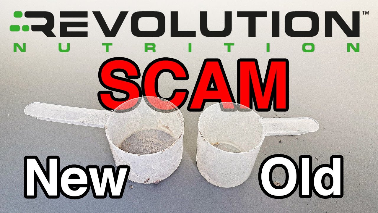Revlution Nutrition Protein SCAM - Shrinkflation