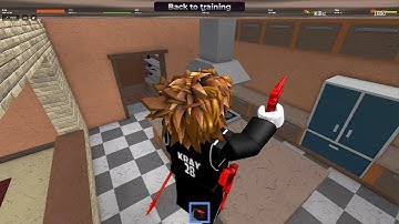 1v1ing A Random Person In MM2 Aim Trainer