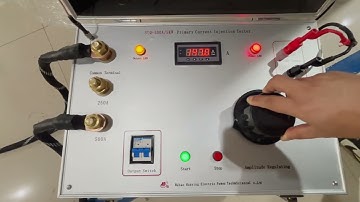 Primary Current Injection Tester SLQ 500A5KW  Boost voltage video