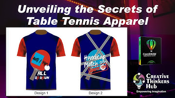 Unveiling the Secrets of Table Tennis Apparel in CorelDRAW