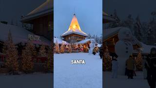 The SECRET how to visit Santa Claus in Lapland!🎅 #christmas #christmas2023 #lapland #laplandfinland