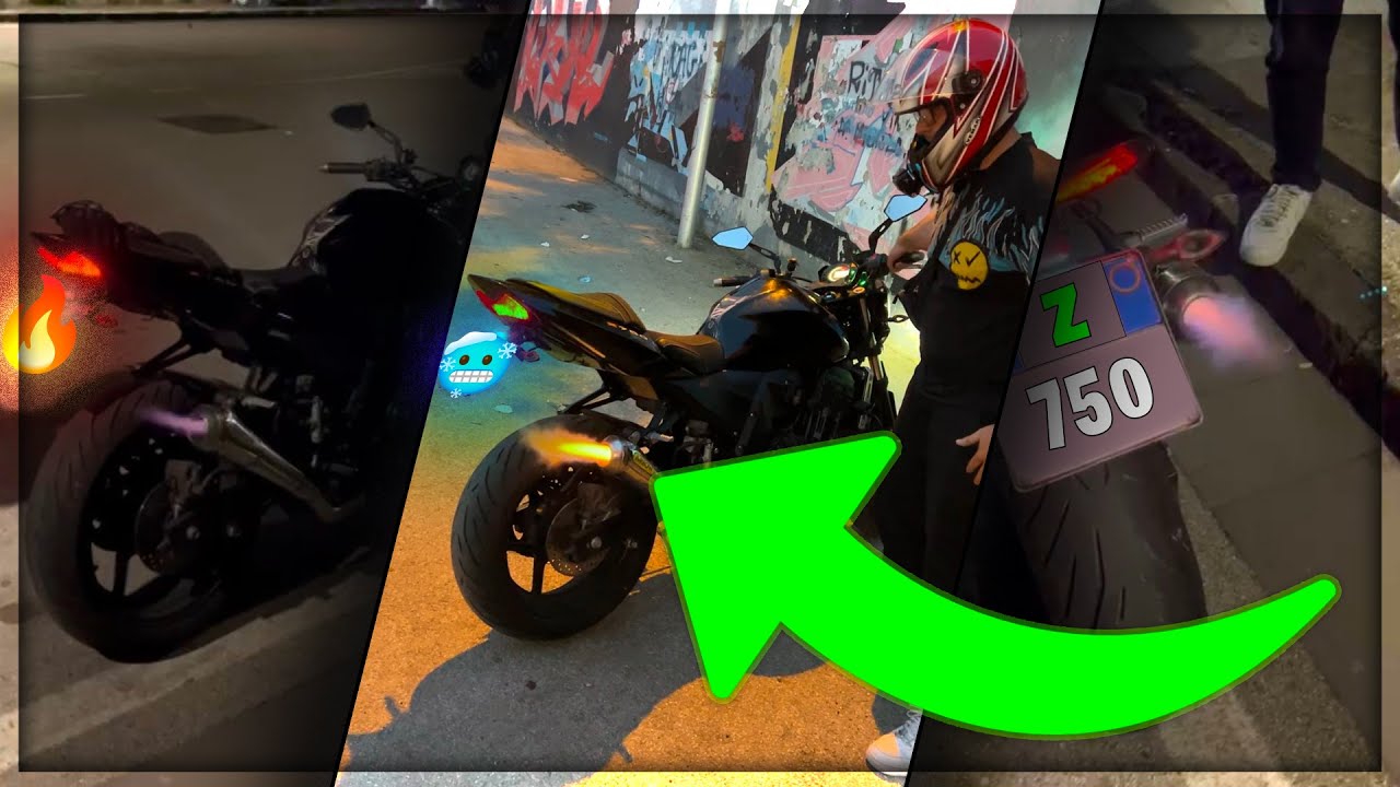 Una normale serata con una Z750💚