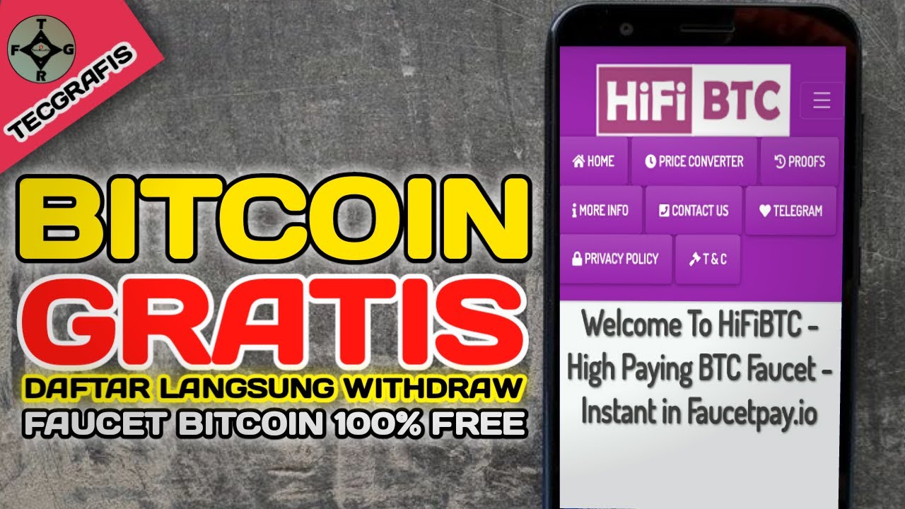 WEBSITE FAUCET BITCOIN GRATIS REVIEW PENGHASIL BITCOIN GRATIS DAFTAR LANGSUNG WITHDRAW YouTube