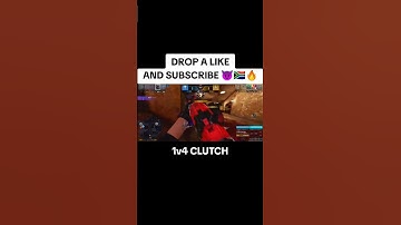 CODM 1V4 CLUTCH #shorts