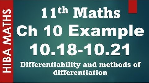 11th maths chapter 10 example 10.18-10.21 tn syllabus hiba maths
