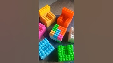 Satisfying DIY Sofa set #asmr #buildingblocks #asmrvideo