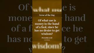 Wisdom Over Riches: Proverbs 17:16 💎