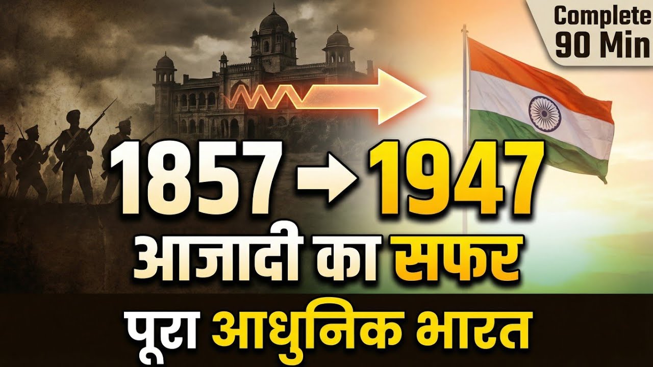 1857 की क्रांति: एक ही वीडियो में पूरा इतिहास | Modern History Masterclass for Exams