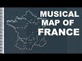 Musical Map of France (Midi Art)